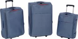 Υφασμάτινες βαλίτσες ταξιδιού ZC6039 σετ 3 τεμαχίων