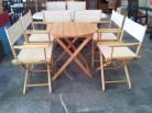 Τραπέζι με 4 καρέκλες σκηνοθέτη μόνο
