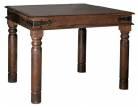Παραδοσιακό τραπέζι Ostia χωρίς συρτάρι 80x80cm
