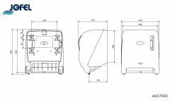 Συσκευή τροφοδοσίας χαρτιού με αισθητήρα Jofel Azur White AG17550