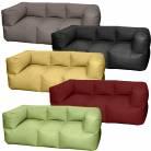 Τριθέσιος καναπές πουφ Fantasy σε 20 χρώματα