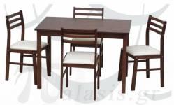 Τραπέζι 110 x 75cm μαζί με 4 καρέκλες