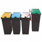 Σετ κάδων ανακύκλωσης Tontarelli Bido 45lt σετ 4 χρωμάτων (4x45lt)