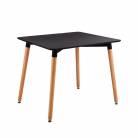 Τραπέζι Art τραπέζι Μαύρο MDF 80x80cm