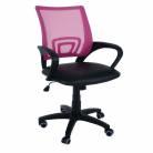 Περιστρεφόμενη καρέκλα γραφείου BF2101 πλαστικό πόδι Ροζ